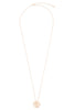 ROUND CAST PENDANT CHAIN NECKLACE