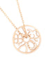 ROUND CAST PENDANT CHAIN NECKLACE
