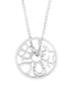 ROUND CAST PENDANT CHAIN NECKLACE