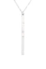 MYN1354 - NATURAL STONE WITH METAL BAR NECKLACE