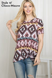 Print Knot Top Collection