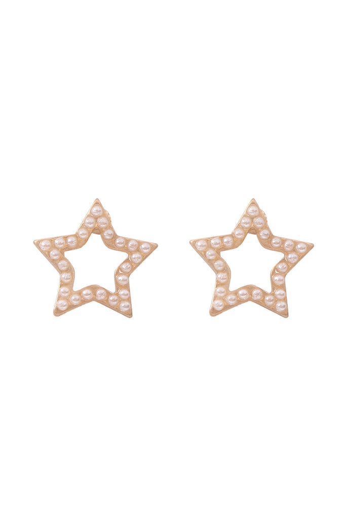 OEA845 - OPEN STAR POST EARRINGS