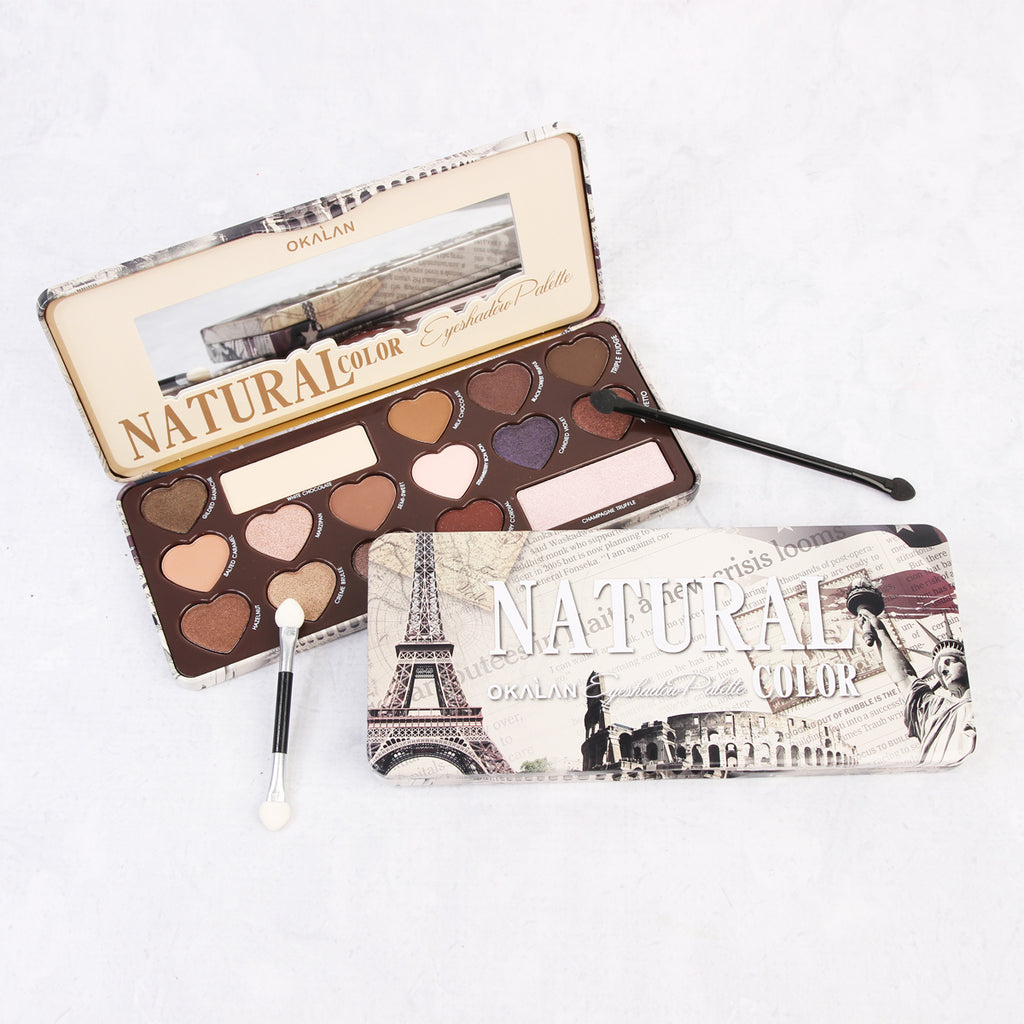 Okalan Natural Colors Eyeshadow Palette