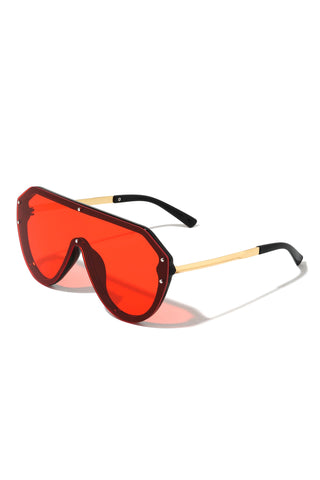 RECTANGLE RETRO FASHION ICONIC SUNGLASSES