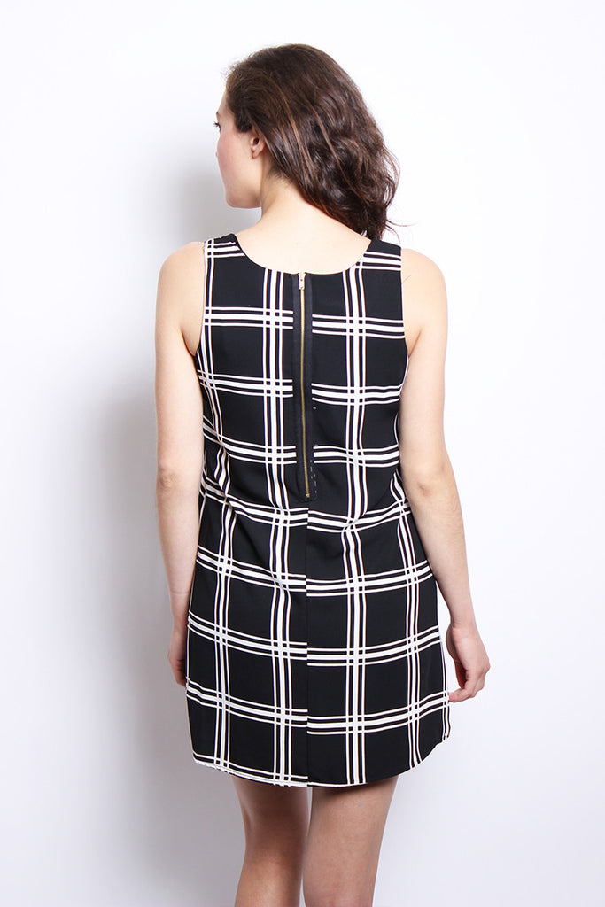 Plaid Shift Dress