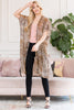 MULTI ANIMAL KNEE LENGTH OPEN FRONT KIMONO