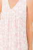 V-Neck Ruffle Detail Rib Leopard Pocket Dress