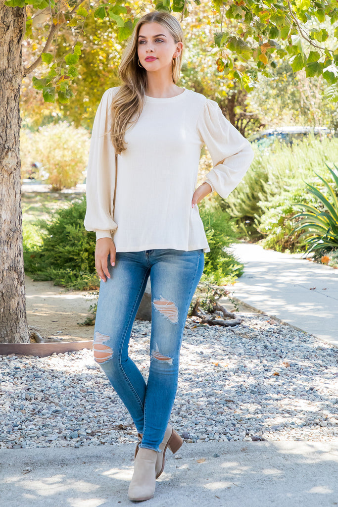 Puff Long Sleeved Top