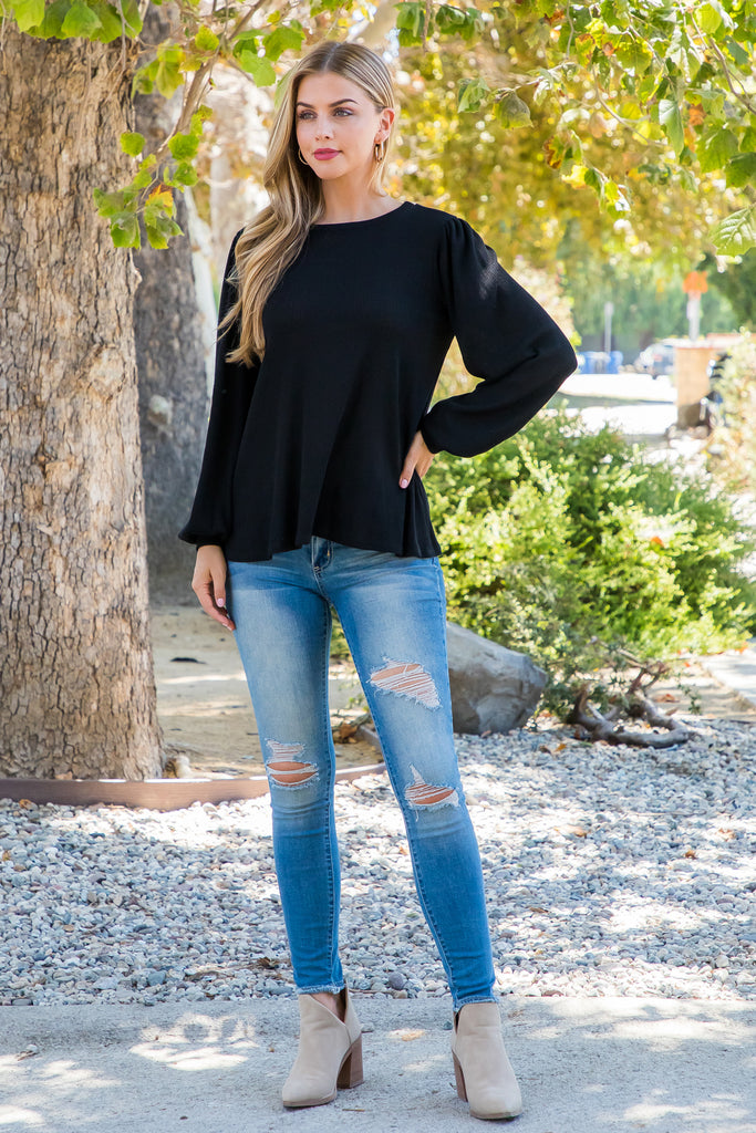 Puff Long Sleeved Top