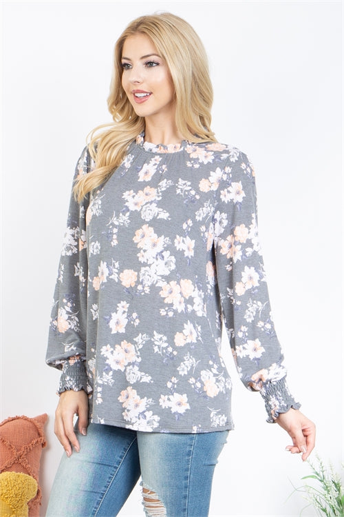 Half Sleeve Color Multi Leopard Pocket Top