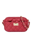 FASHION QUILTED CAMERA CROSSBODY BAG