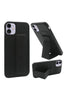 FOR iPHONE 12 MINI 5.4 FOLDABLE MAGNETIC KICKSTAND VEGAN CASE COVER