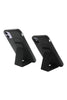 FOR iPHONE 12/PRO (6.1 ONLY) FOLDABLE MAGNETIC KICKSTAND VEGAN CASE COVER