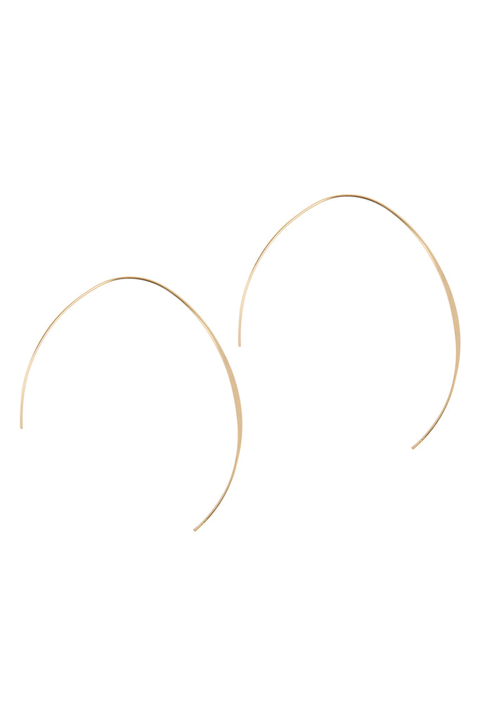 3 INCH WIRED OPEN 'U' EARRINGS