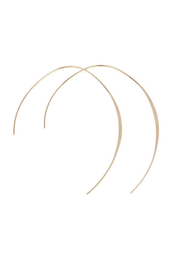 3 INCH WIRED OPEN 'U' EARRINGS