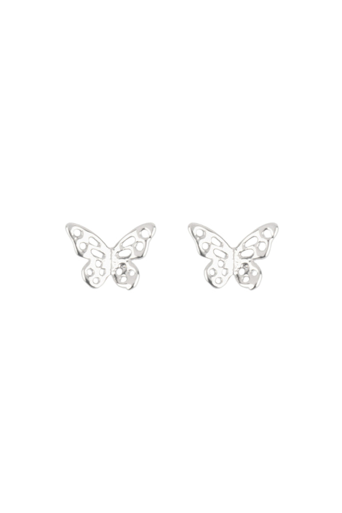 QEA662 - BUTTERFLY CUTOUT STUD EARRINGS