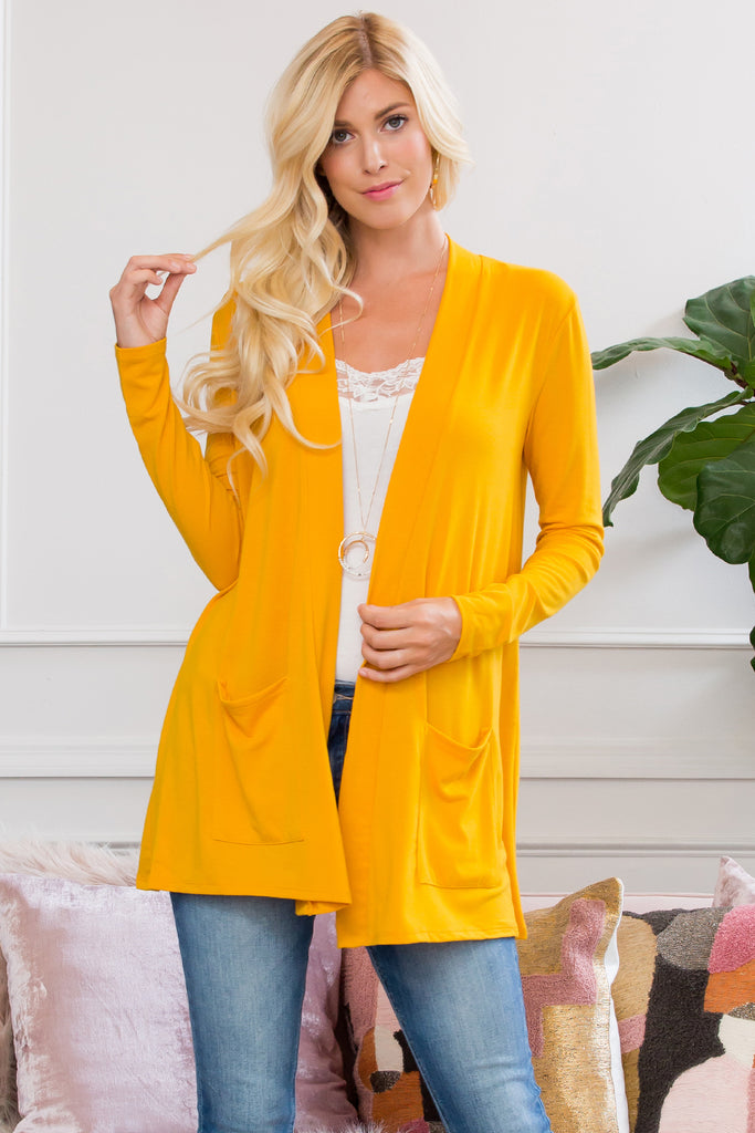 Slouchy Pocket Open Cardigan