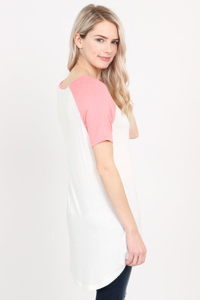 Short Sleeve Raglan Top