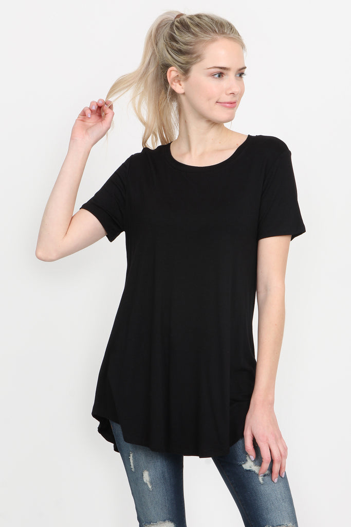 Premium Rayon Short Sleeve Top