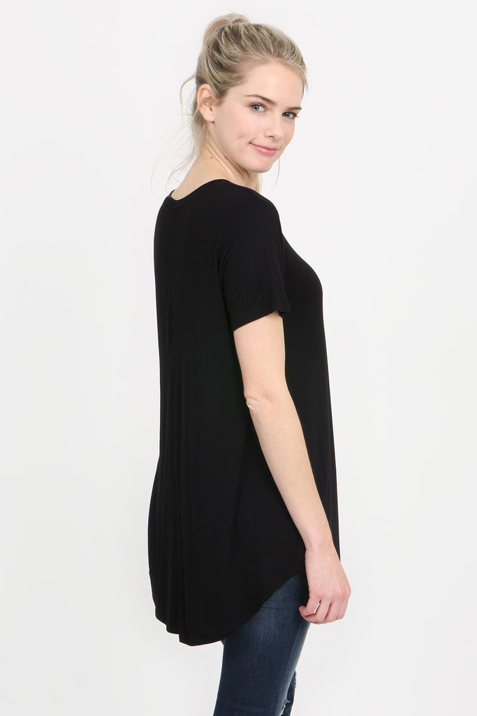 Premium Rayon Short Sleeve Top