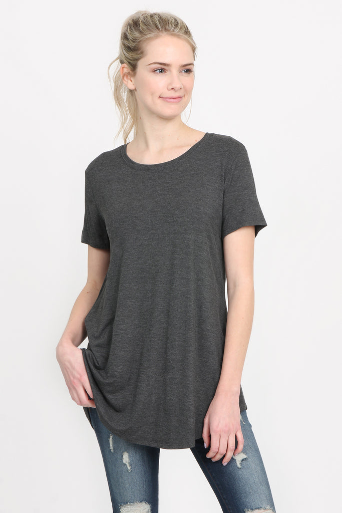 Premium Rayon Short Sleeve Top