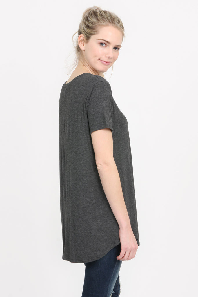 Premium Rayon Short Sleeve Top