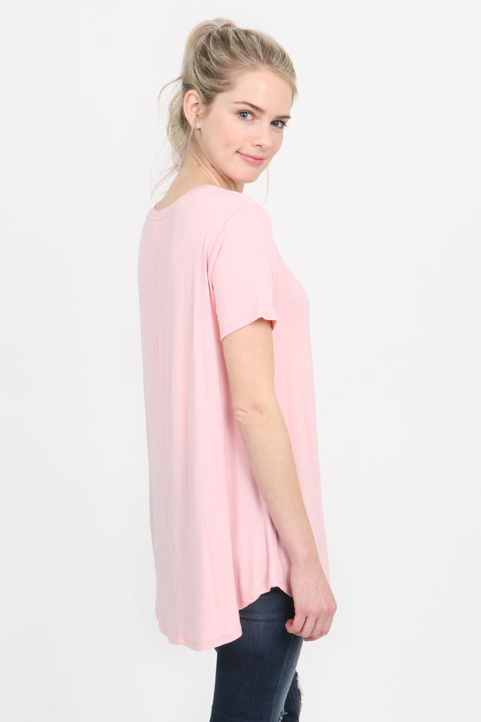 Premium Rayon Short Sleeve Top