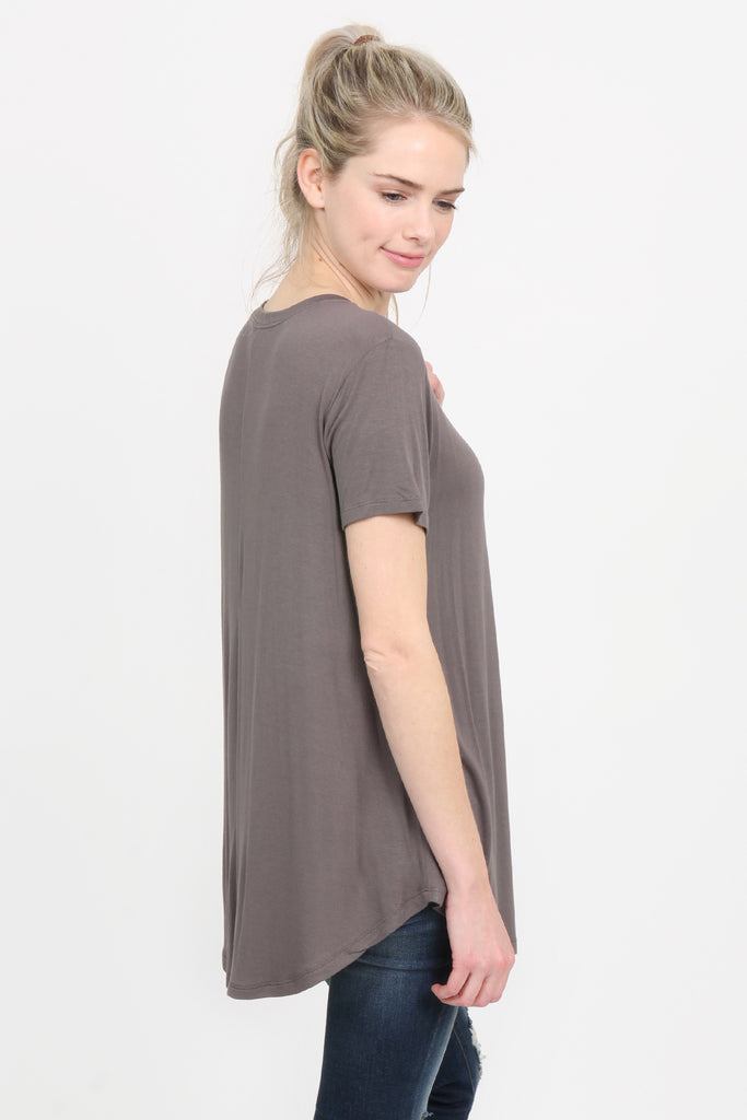 Premium Rayon Short Sleeve Top