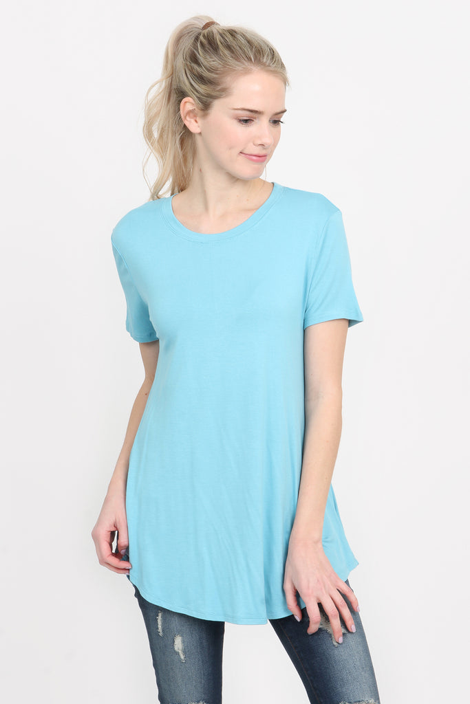 Premium Rayon Short Sleeve Top