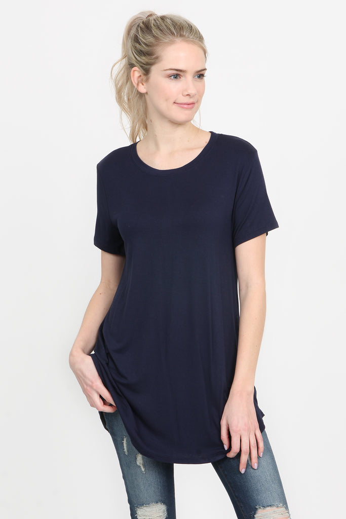 Premium Rayon Short Sleeve Top