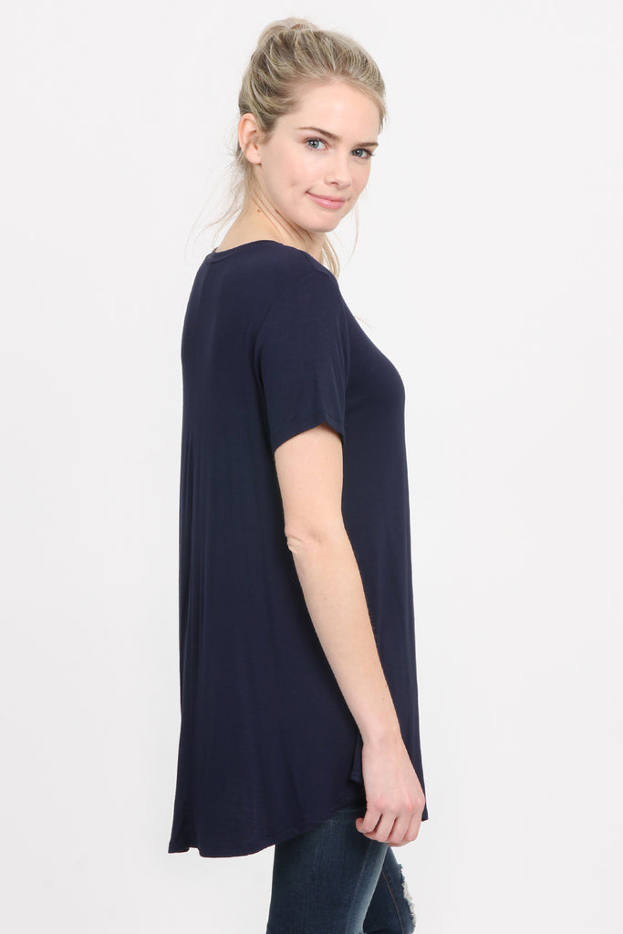 Premium Rayon Short Sleeve Top
