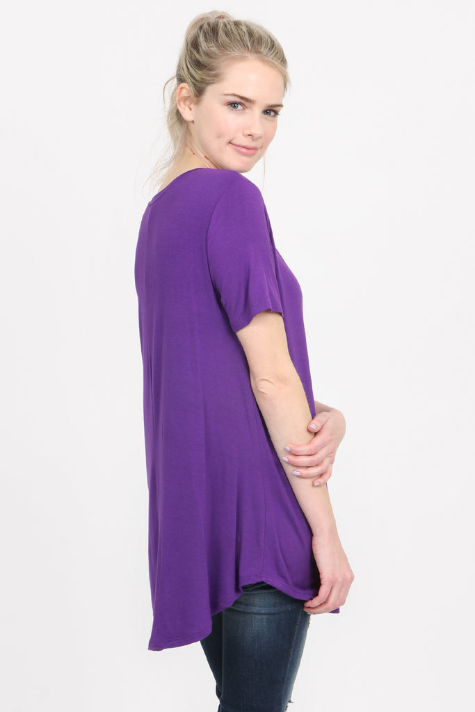 Premium Rayon Short Sleeve Top