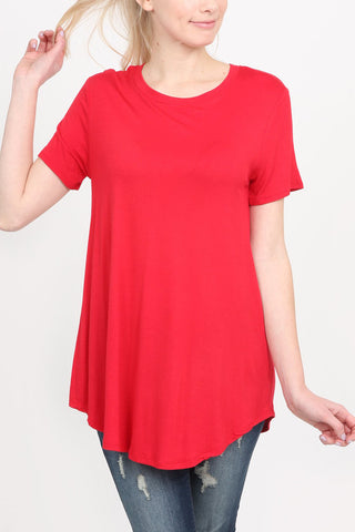 Premium Rayon Short Sleeve Top