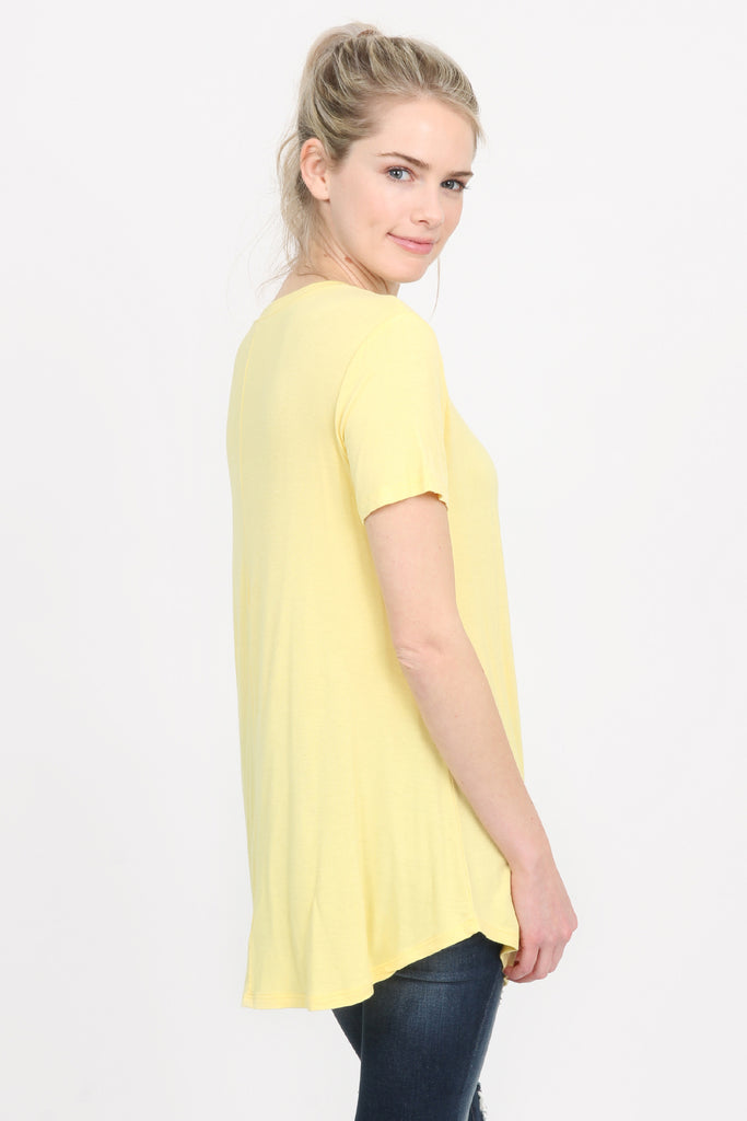 Premium Rayon Short Sleeve Top