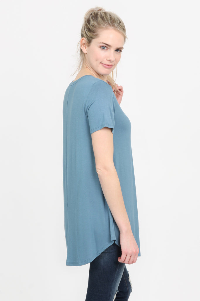 Premium Rayon Short Sleeve Top