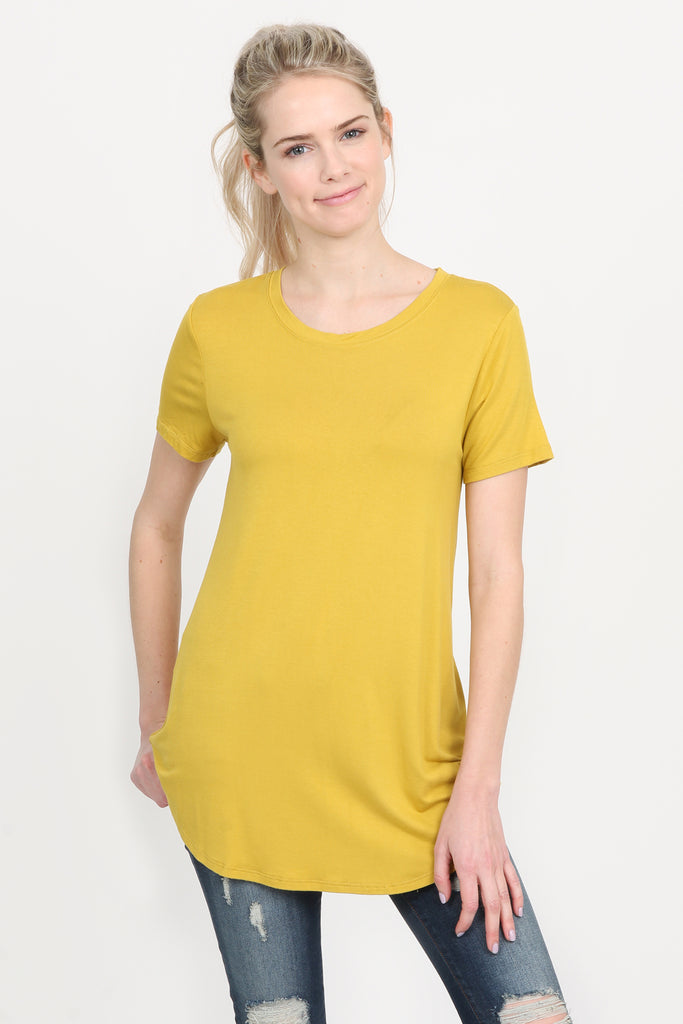 Premium Rayon Short Sleeve Top