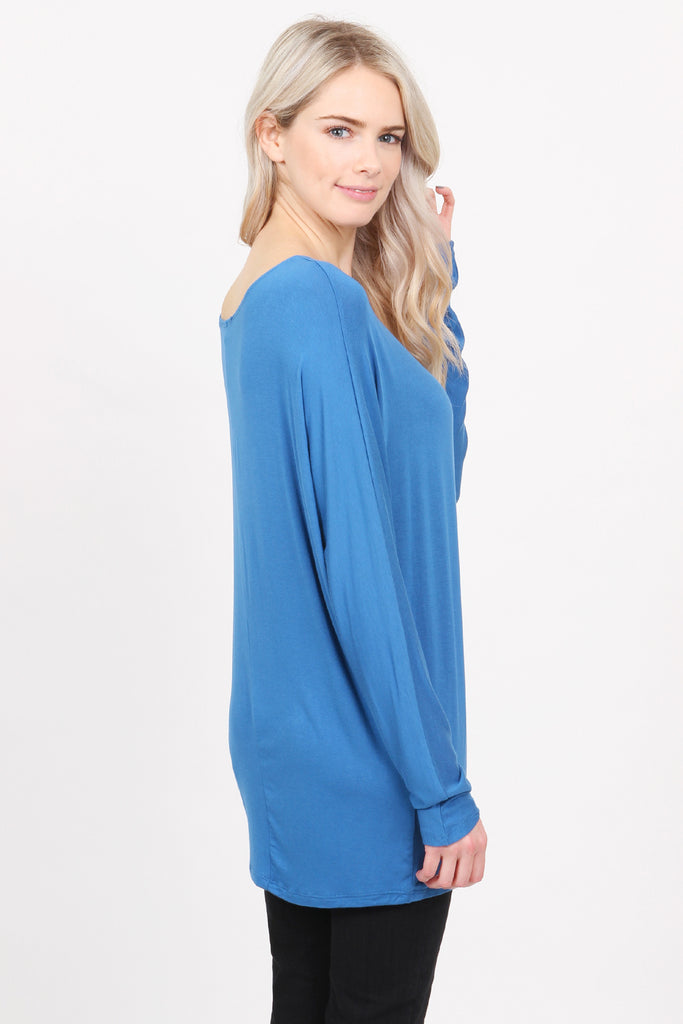 Off Shoulder Dolman Sweat Top