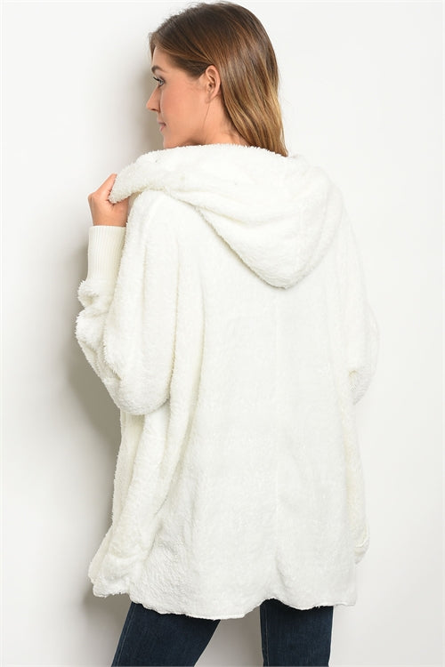 Hooded Fleece Pocket Jacket
