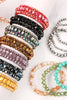 THREE STACKABLE RONDELLE BRACELET SET