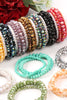 THREE STACKABLE RONDELLE BRACELET SET
