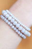 THREE STACKABLE RONDELLE BRACELET SET