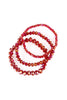 THREE STACKABLE RONDELLE BRACELET SET