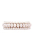 THREE STACKABLE RONDELLE BRACELET SET