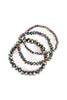 THREE STACKABLE RONDELLE BRACELET SET