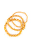 THREE STACKABLE RONDELLE BRACELET SET