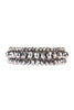 THREE STACKABLE RONDELLE BRACELET SET