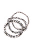 THREE STACKABLE RONDELLE BRACELET SET