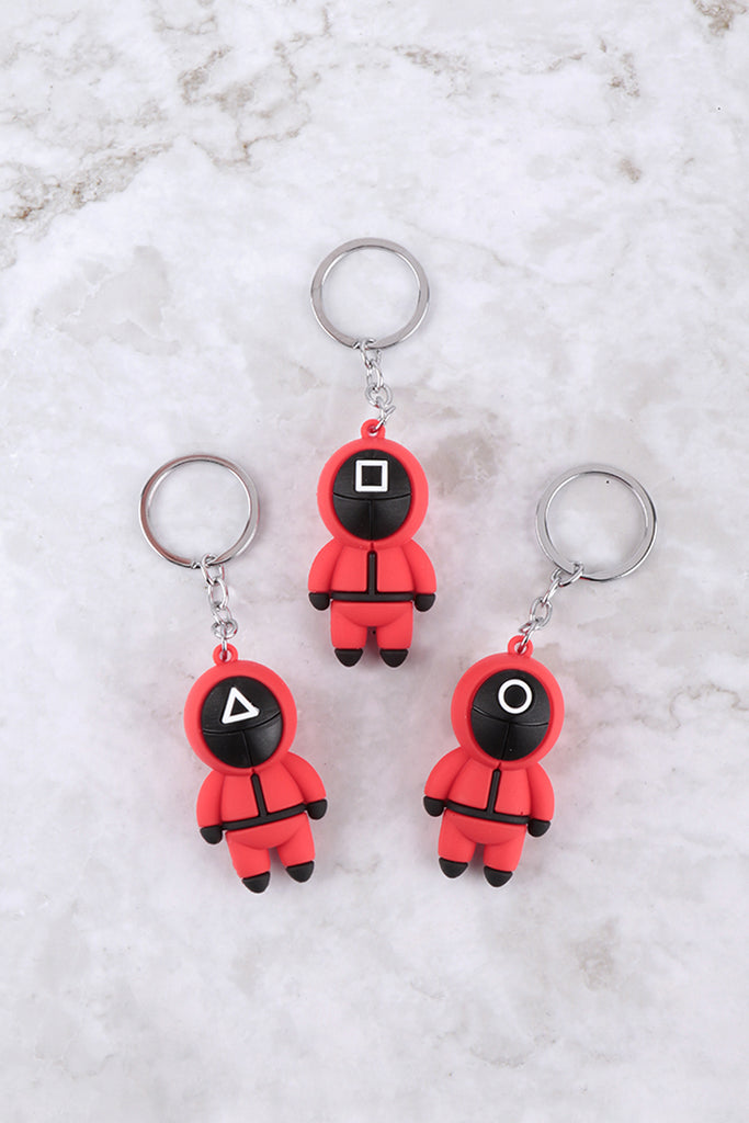 4.25" DROP CHARACTER FIGURE KEYCHAIN