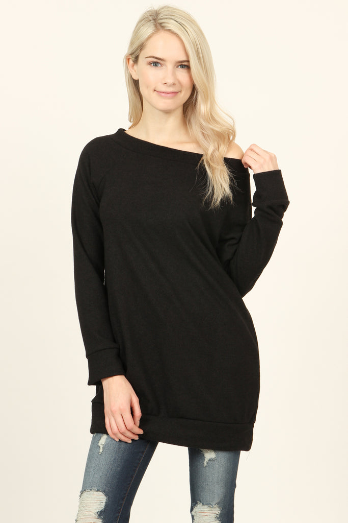 Off Shoulder Sweater