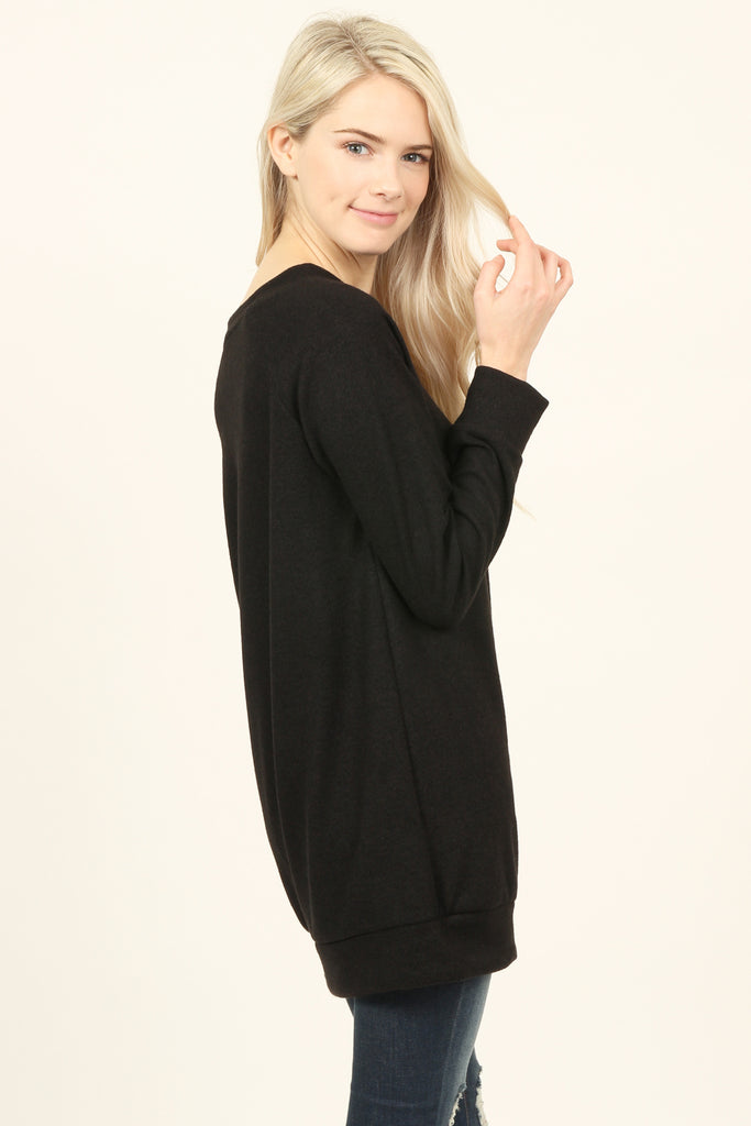 Off Shoulder Sweater